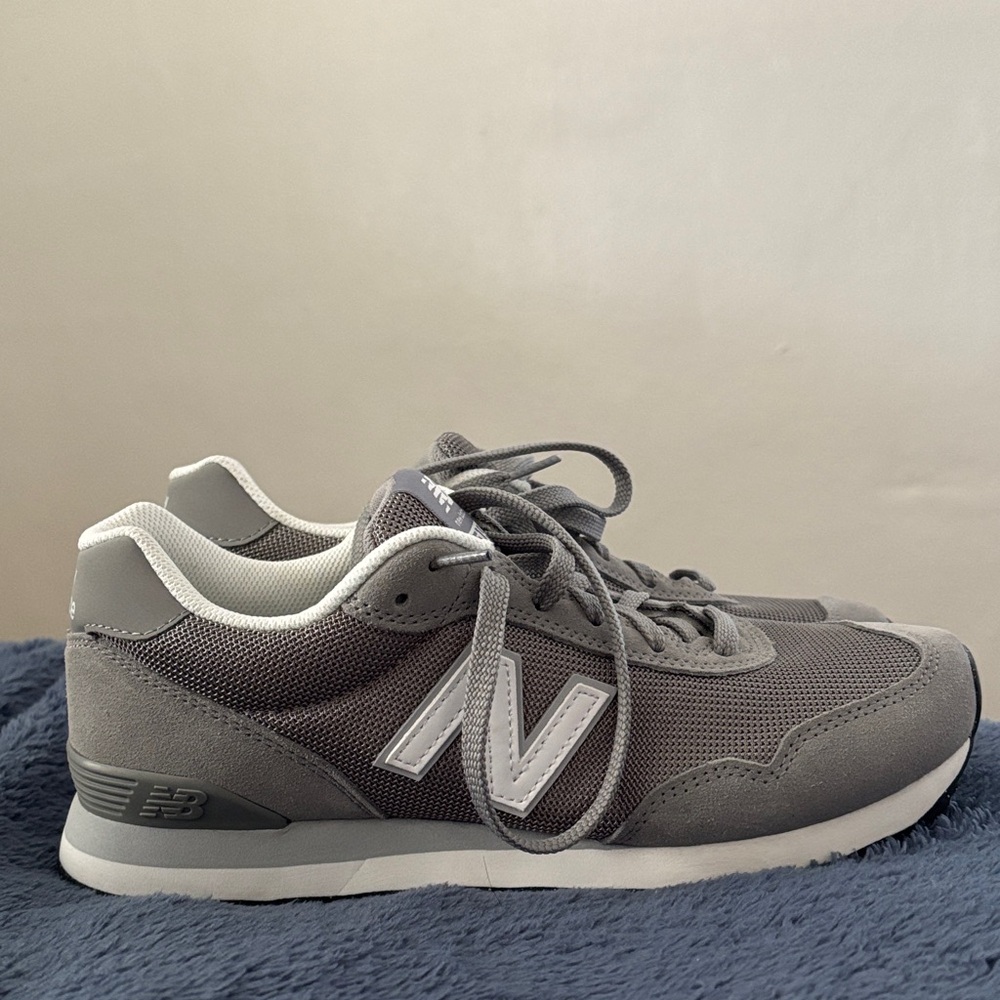 New Balance Grey Low-Top Athletic Sneakers